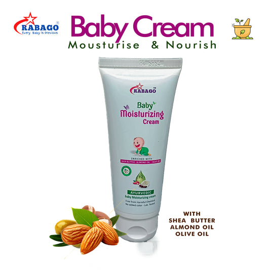 RABAGO AYURVEDIC BABY  MOISTURISING  CREAM 50GMS