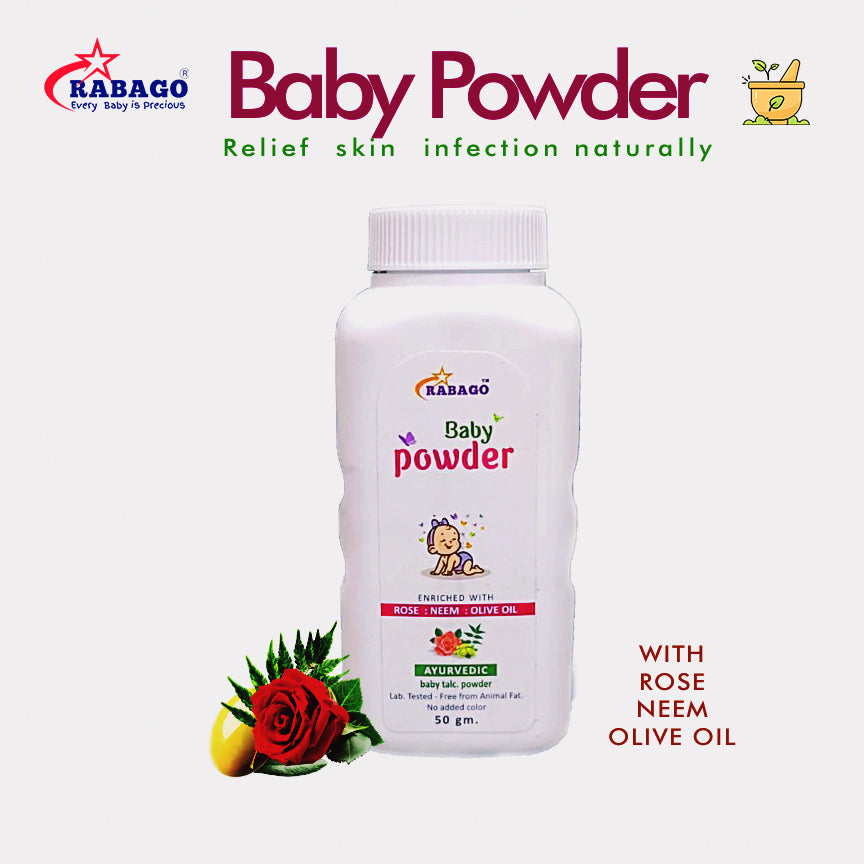 RABAGO BABY AYURVEDIC  POWDER 50 GMS